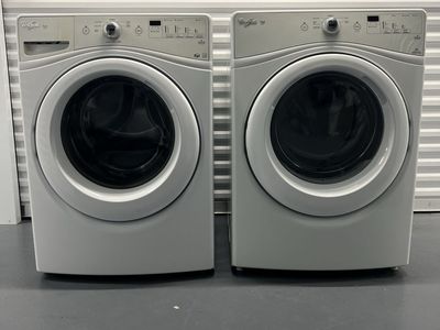 Whirlpool Duet Front Load Washer & Electric Dryer Set - White