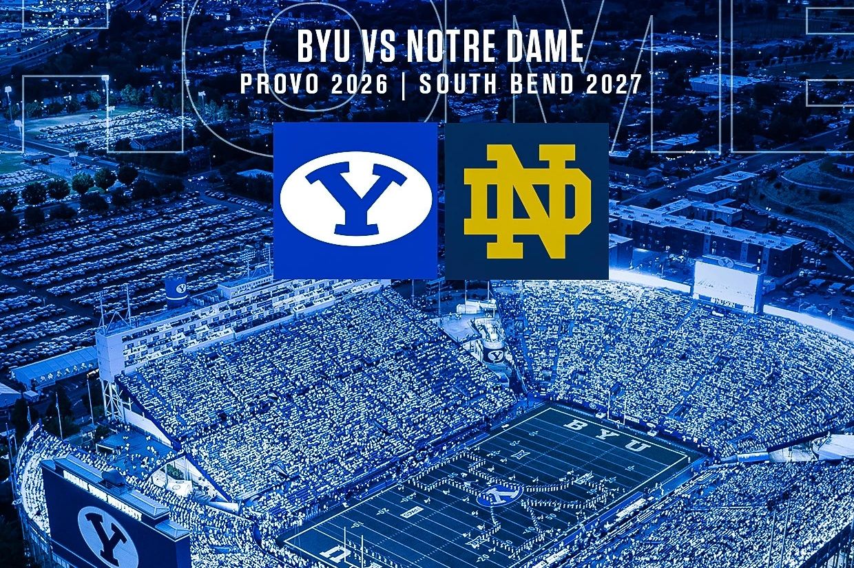 49 Yard Line! 2-4 tickets, BYU/Notre Dame - Padded Seatbacks + Parking 