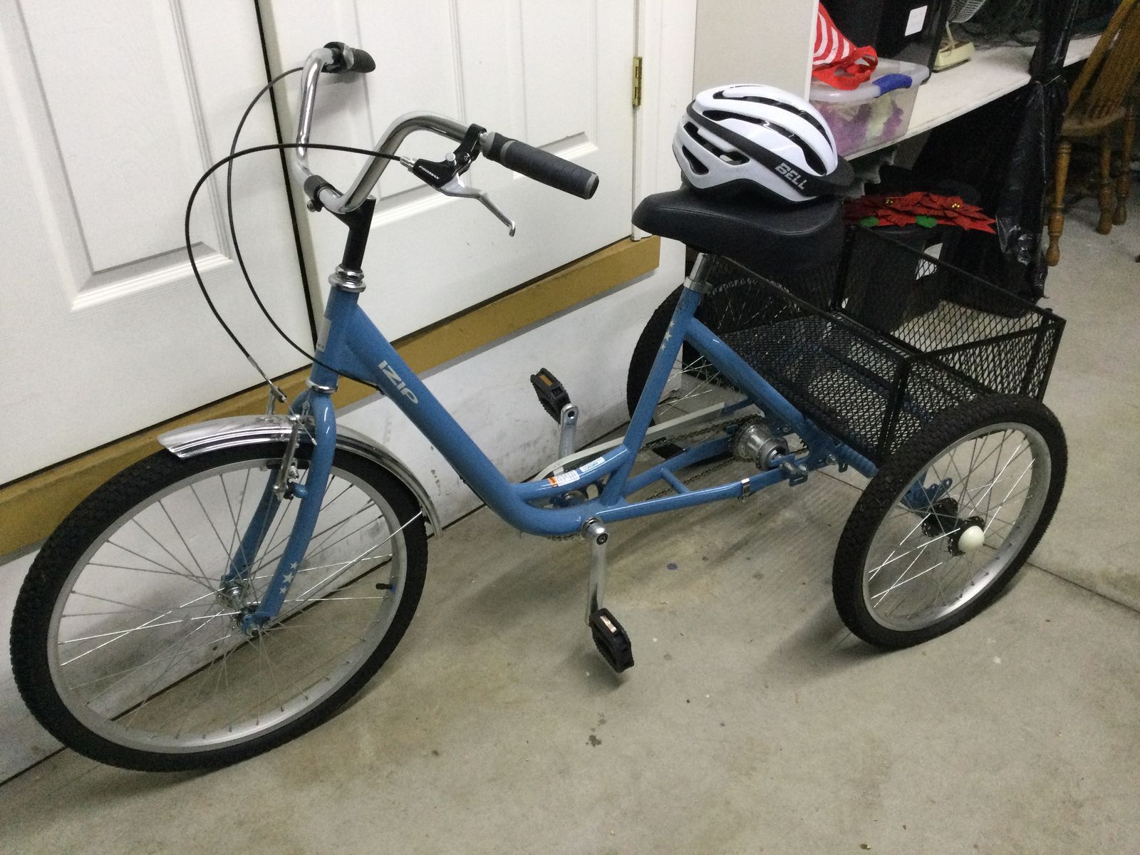 Tristar 3-Speed Blue Adult Bicycle
