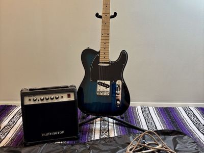 New Telecaster Guitar With Amp Starter Package