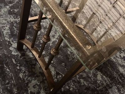 Glass Side Table