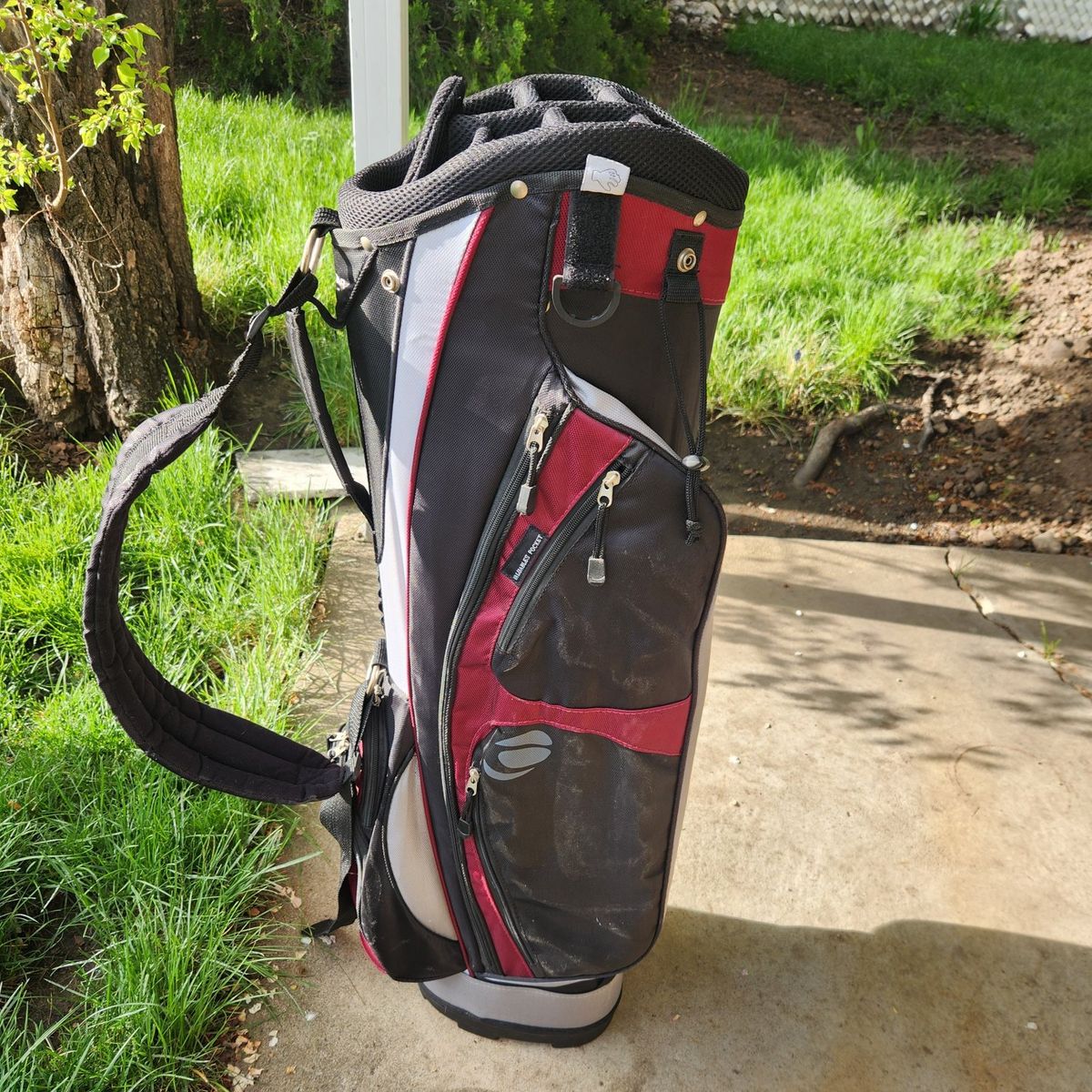 orlimar golf bag, 8-way,