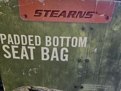 Stearns atv padded bottom seat bag