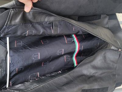 Ferrari collections leather jacket