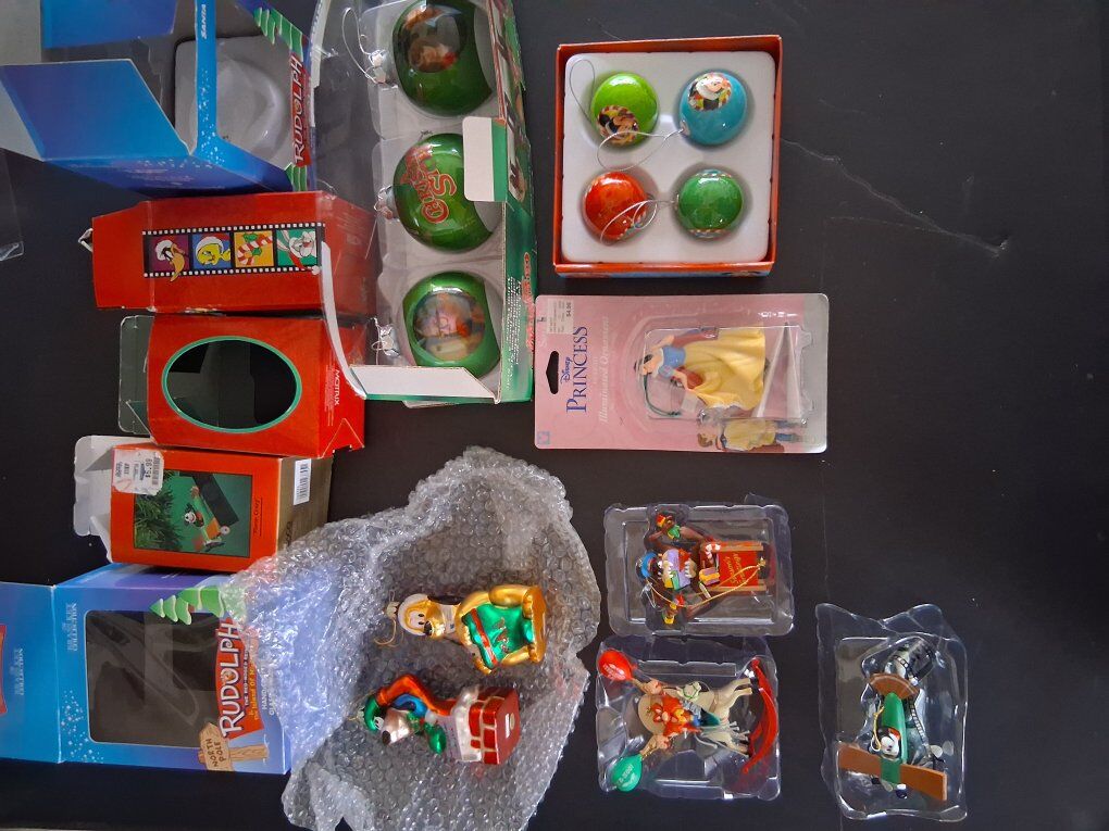 Christmas Ornaments Mixed Lot