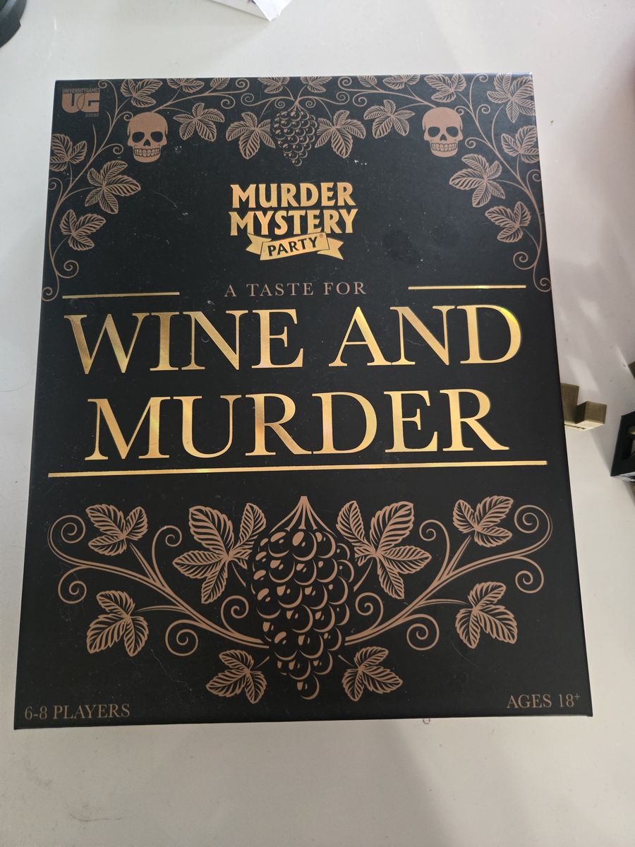 Board Game - Wine and Murder