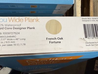 French Oak Fortuna 22 MIL Click Lock Waterproof Luxury Vinyl Plank Flooring