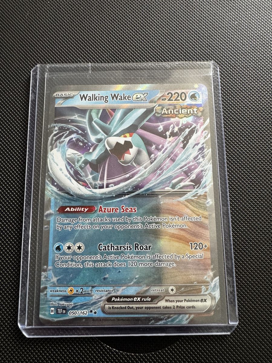 Pokémon TCG Walking Wake ex 050/162 Temporal Forces Ultra Rare Holo