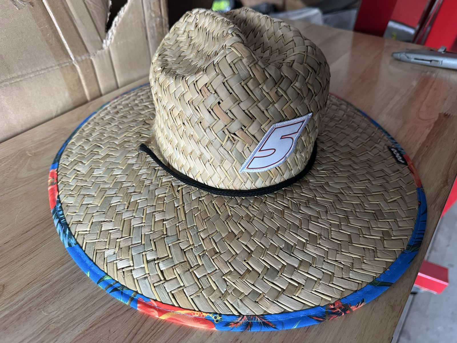 Kyle Larson Straw Hat - FOCO