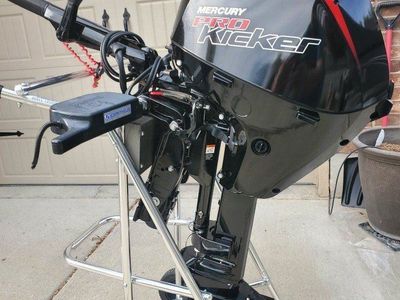 2022 Mercury 15 hp pro kicker with panther T4