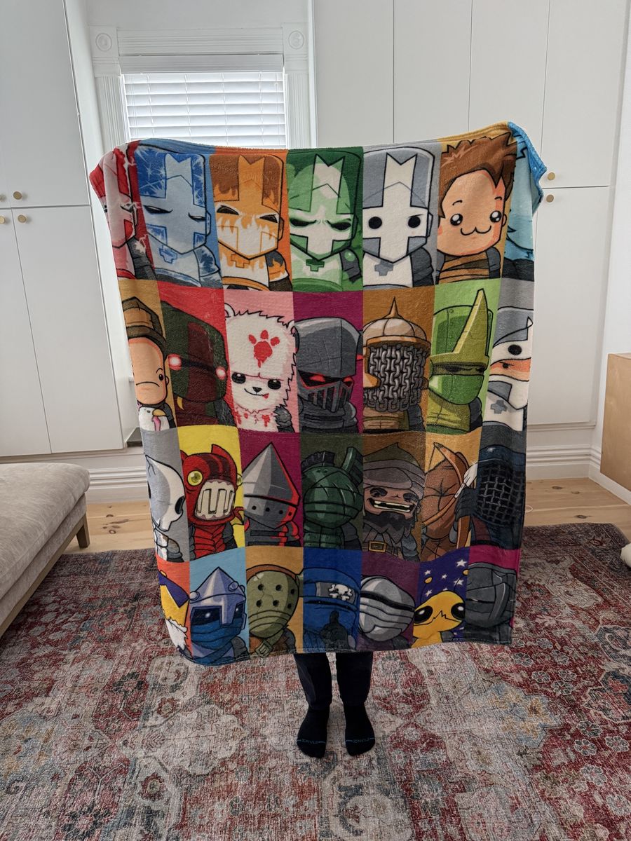 Castle Crashers Character Fleece Throw Blanket kids blanket