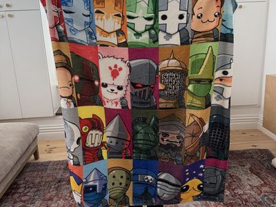 Castle Crashers Character Fleece Throw Blanket kids blanket