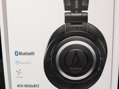 Audio -Technica ATH-M50XBT2 Wireless Studio Monitor Headphones new in box