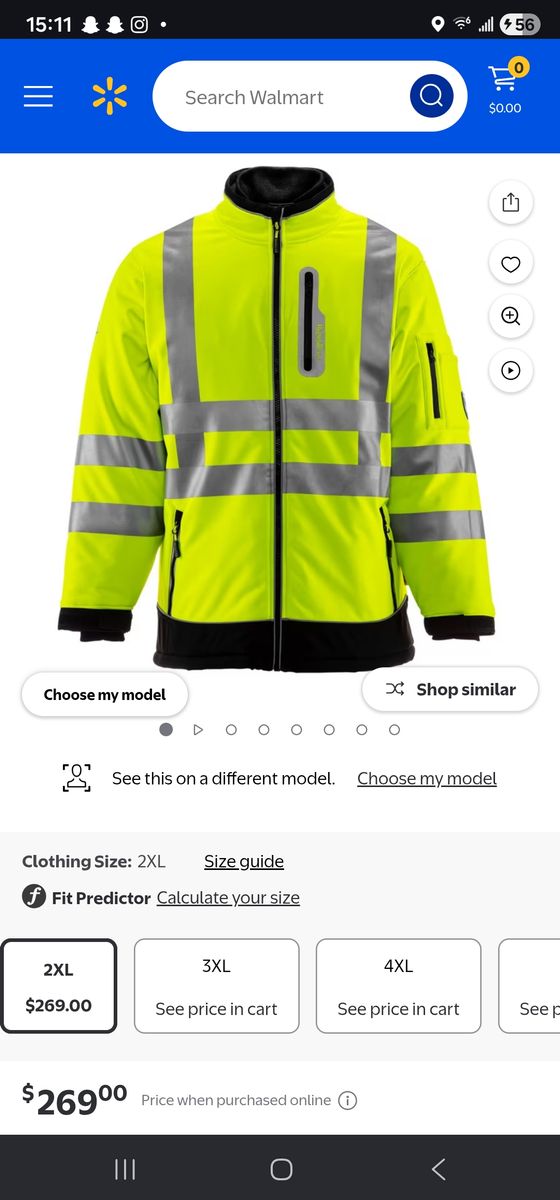 Refrigiwear HiVis jacket.