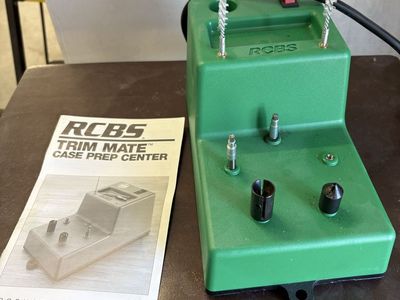 RCBS Trim Mate Case Prep Center - Reloading Tool with Brushes and Instructions