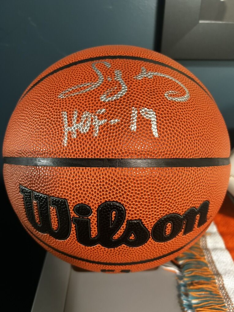 Sidney Moncrief Signed Basketball