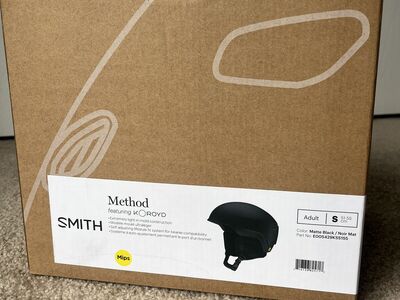 New in Box - Smith Method MIPS Ski/Snowboard Helmet (Small, Black)