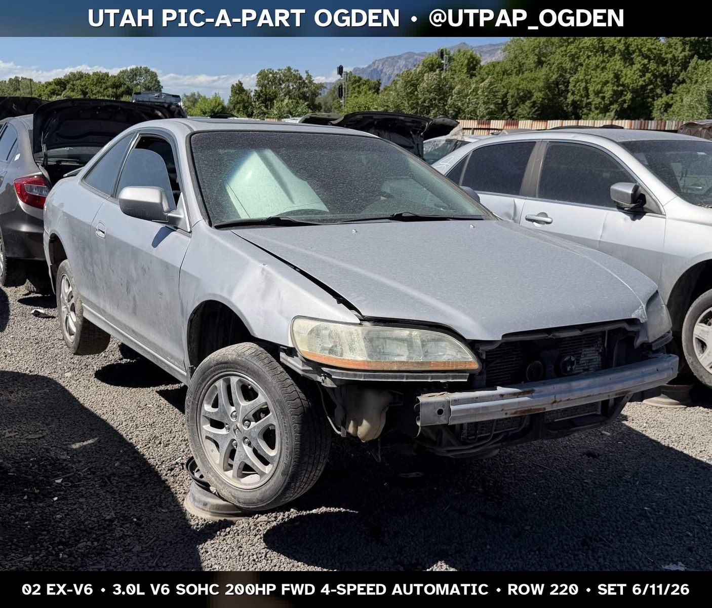 2002 Honda EX-V6 Parts - UTPAP Ogden