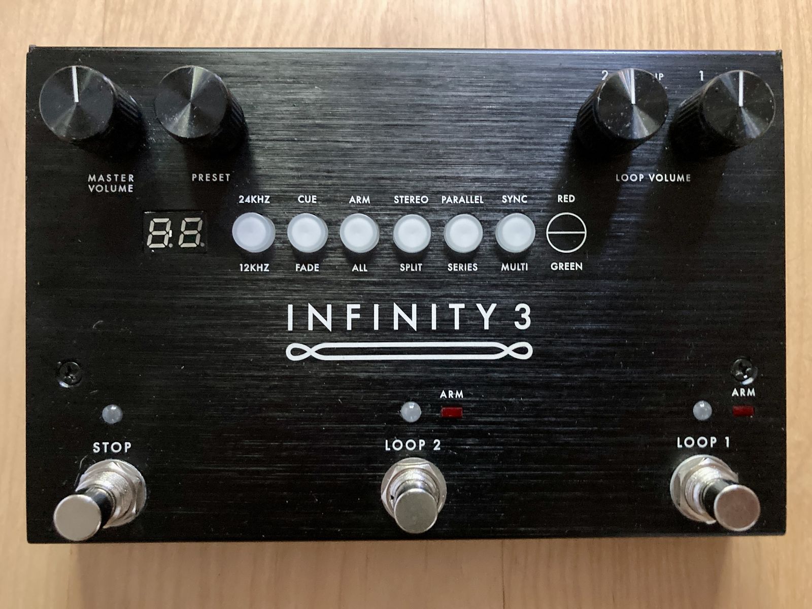 Pigtronix Infinity 3 Deluxe Stereo Double Looper with MIDI