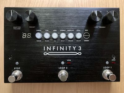 Pigtronix Infinity 3 Deluxe Stereo Double Looper with MIDI