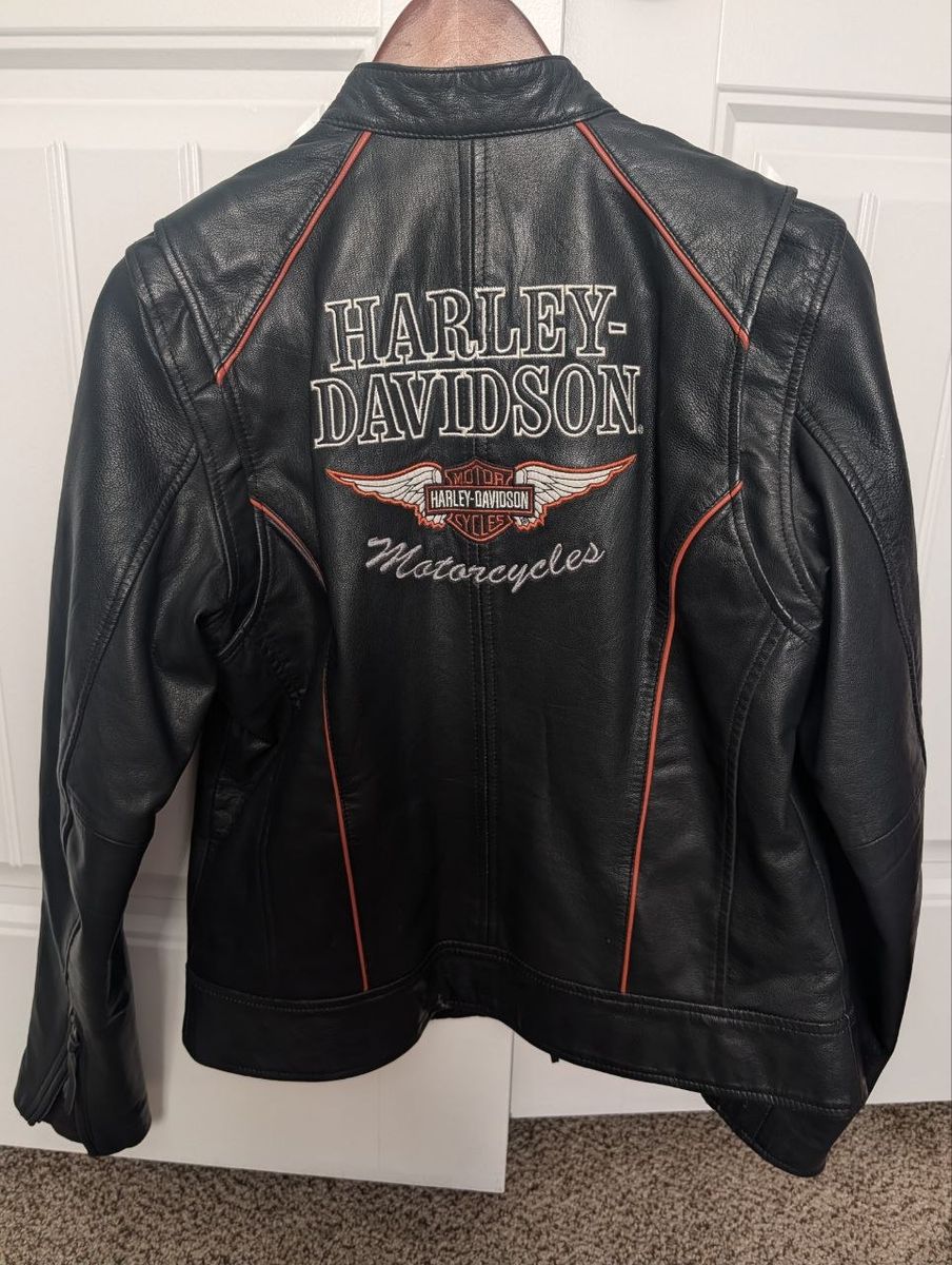 Harley Davidson Motorcycle Leather Jacket for Women