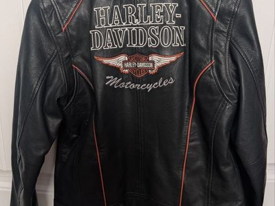 Harley Davidson Motorcycle Leather Jacket for Women