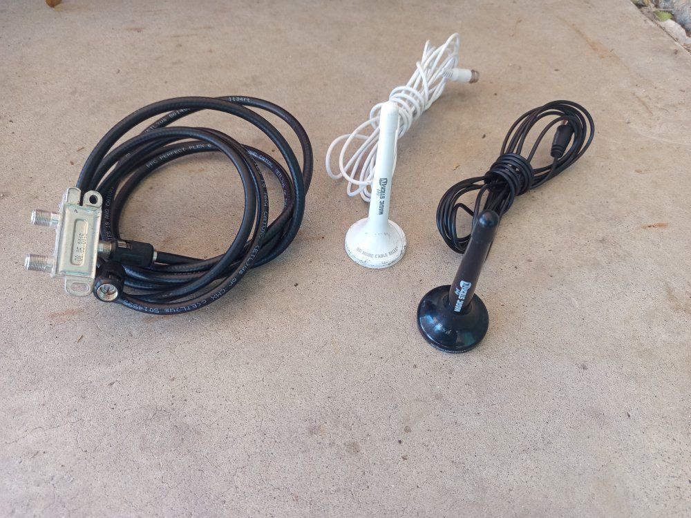 2 Air T.V. antennas 