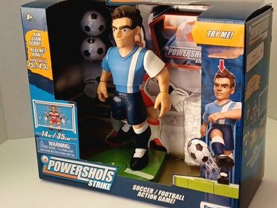 Funrise POWERSHOTS Strike Soccer/Football Action Game - 14in/35cm Action Figure