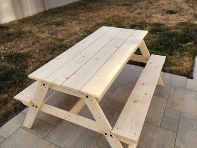 Kids Sandbox Picnic Table - Delivery Available