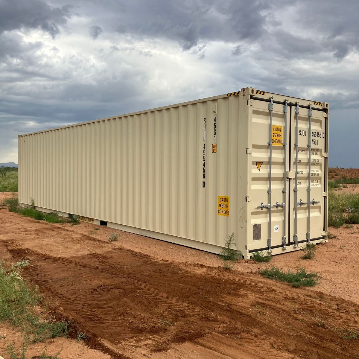 Shipping container 8x40 9’6 one trip full spec