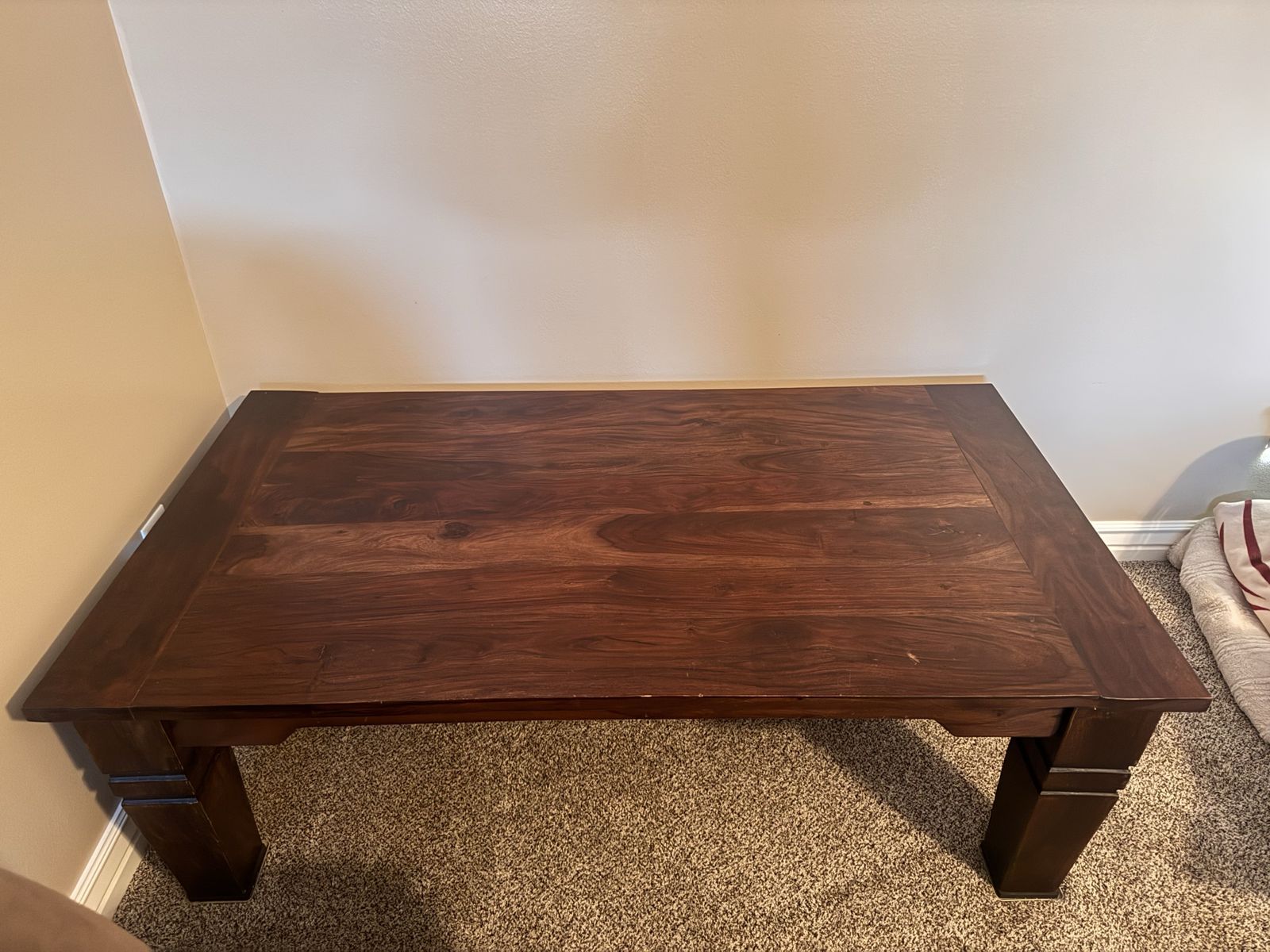 Beautiful Tahoe Walnut Cocktail Coffee Table
