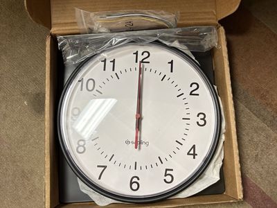 Sapling Wall Clock New in Box with Hardware