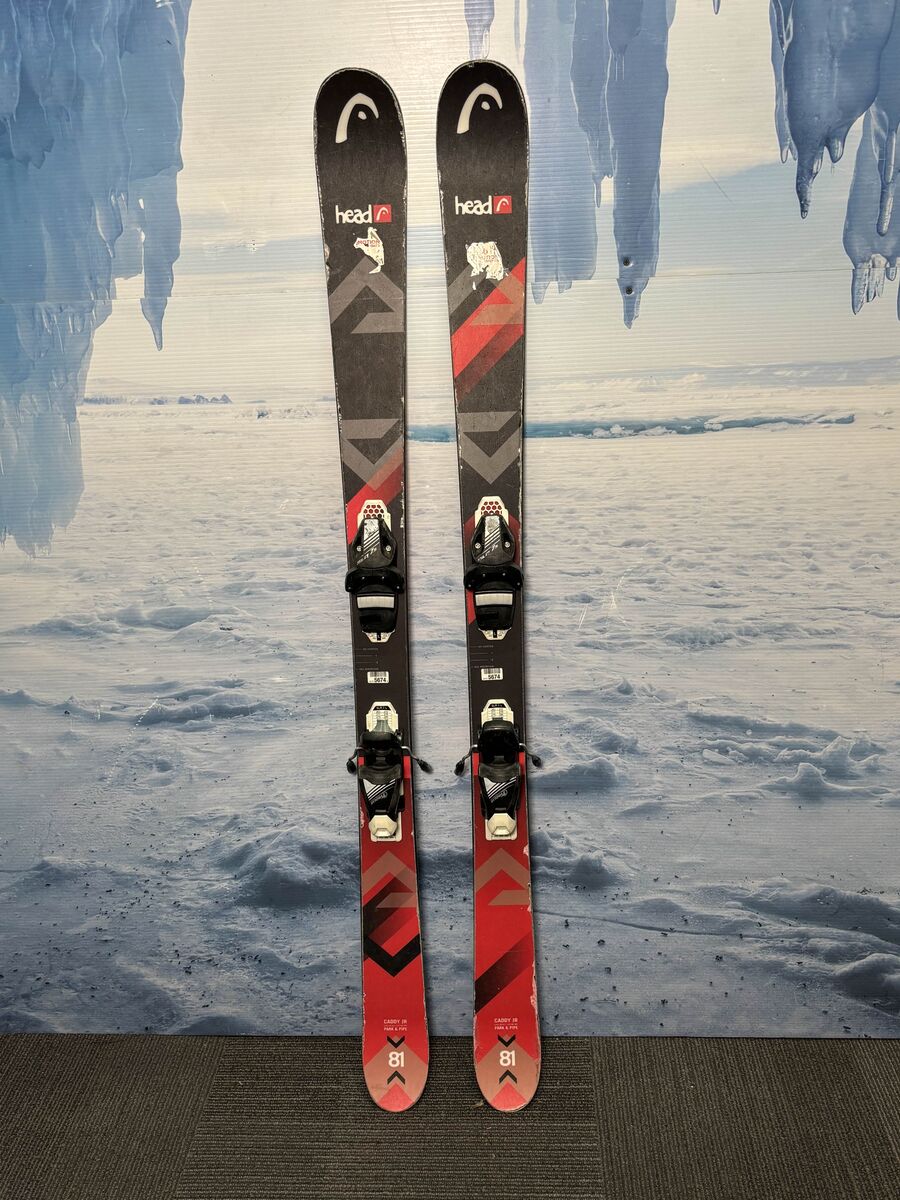 Used Head Caddy Jr 81 Kids Skis 151cm w/ Tyrolia SLR 7.5 Rental Binding