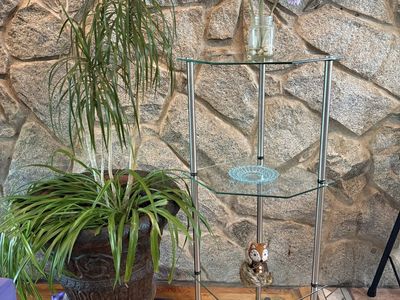 4 tier glass shelf - contemporary -