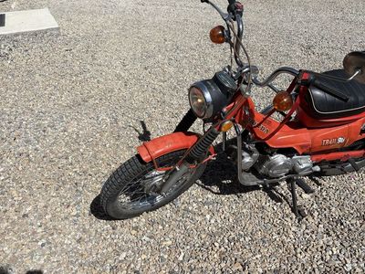 1970 & 1975 Honda Trail 90 Motorcycles + Parts Bike (2 Titles)