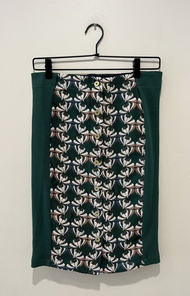 Dolan by Anthropologie Forest Green Midi Skirt
