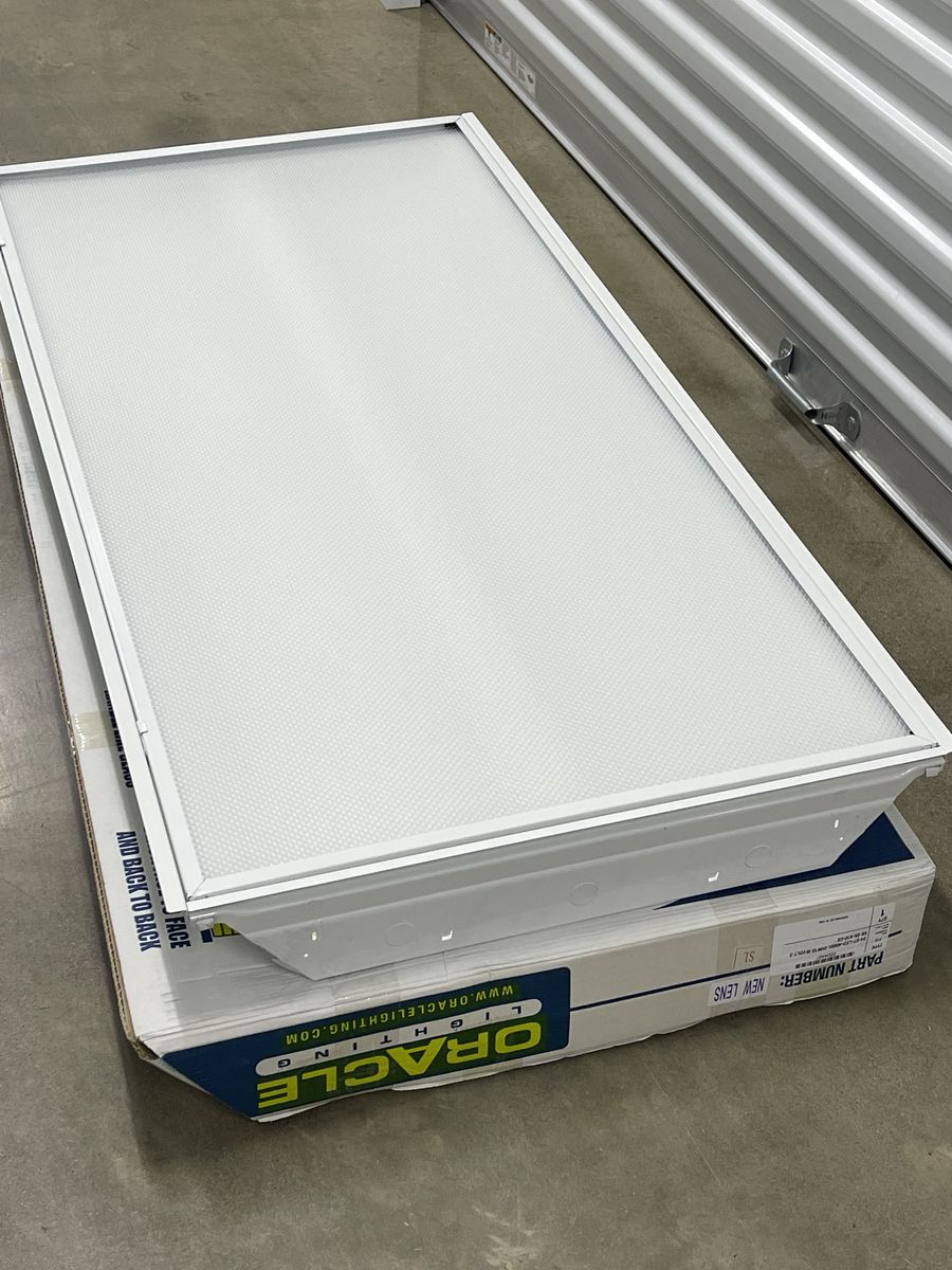 NEW, LED Fluorescent Light Fixture. 2 ft. x 4 ft. LED Troffer Light (I Have 20 of These)