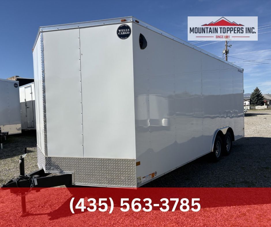 2026 WELLS CARGO 8.5X20 DELUXE TRAILER