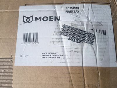 Moen FC331910 Fireclay Kitchen Sink Made in Turkey New in Box