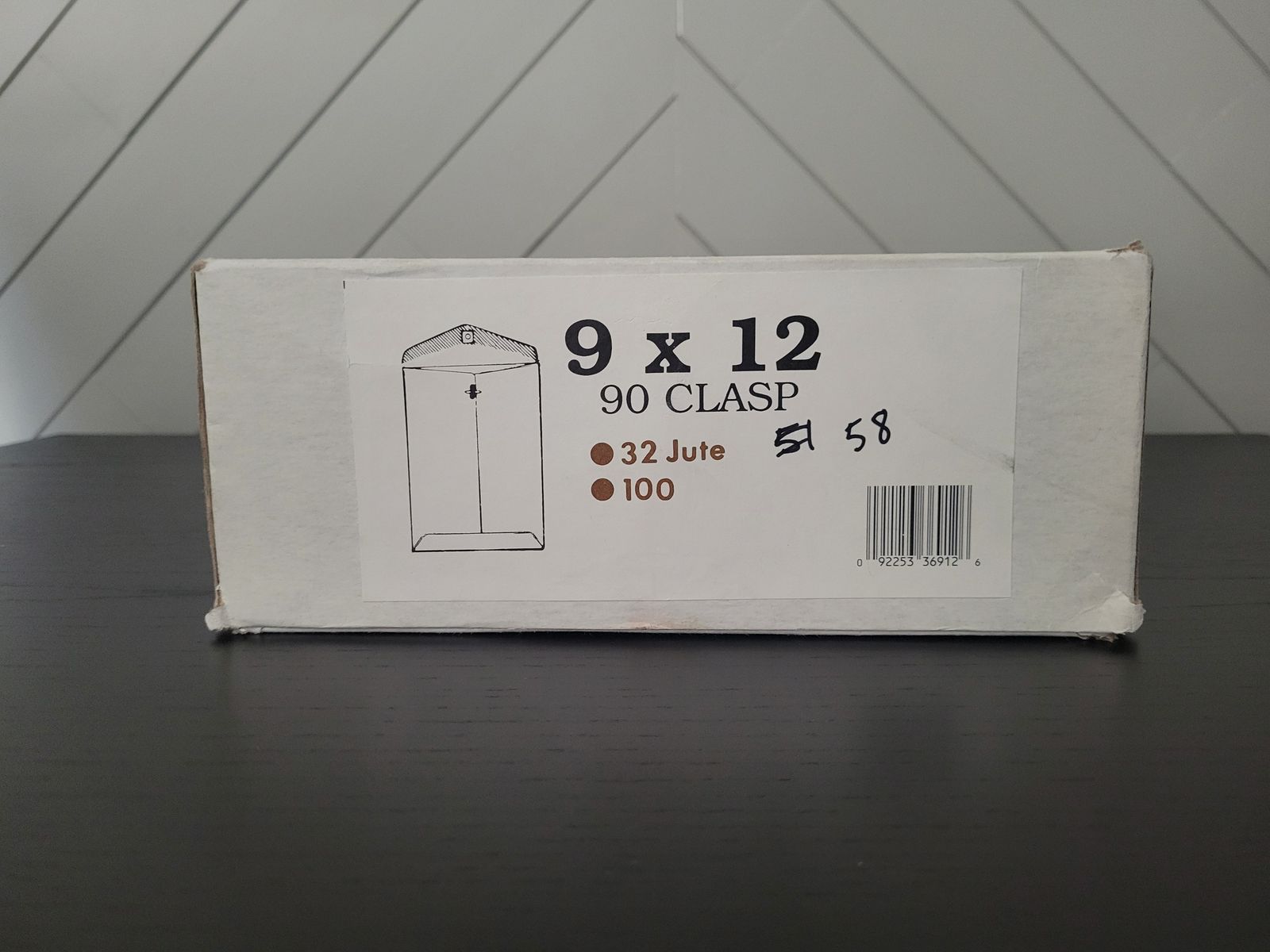 58 9 x 12 Clasp Envelopes