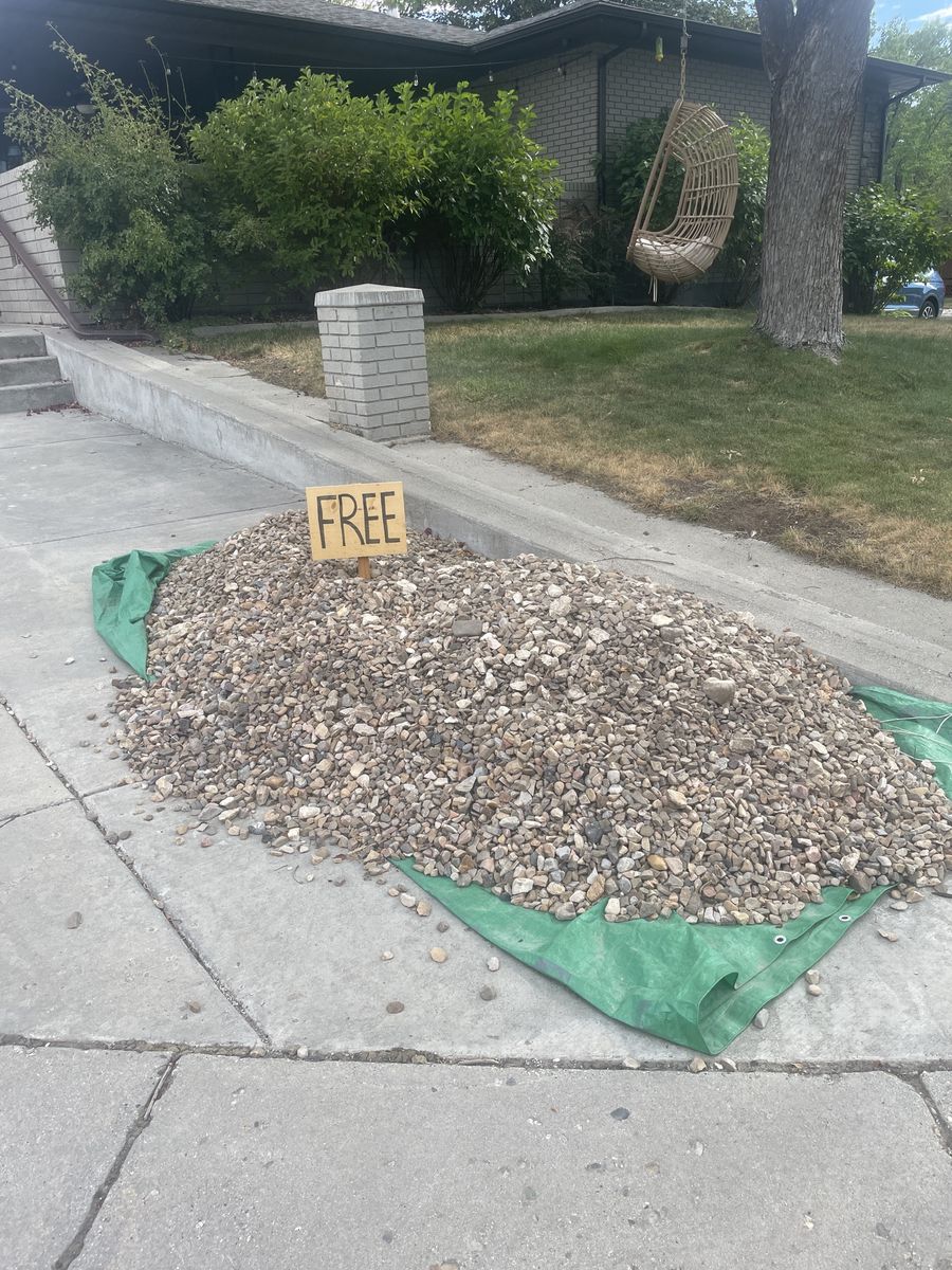 FREE Landscaping Rocks - Power Washed Gravel for Pickup in Sandy, UT