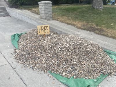 FREE Landscaping Rocks - Power Washed Gravel for Pickup in Sandy, UT