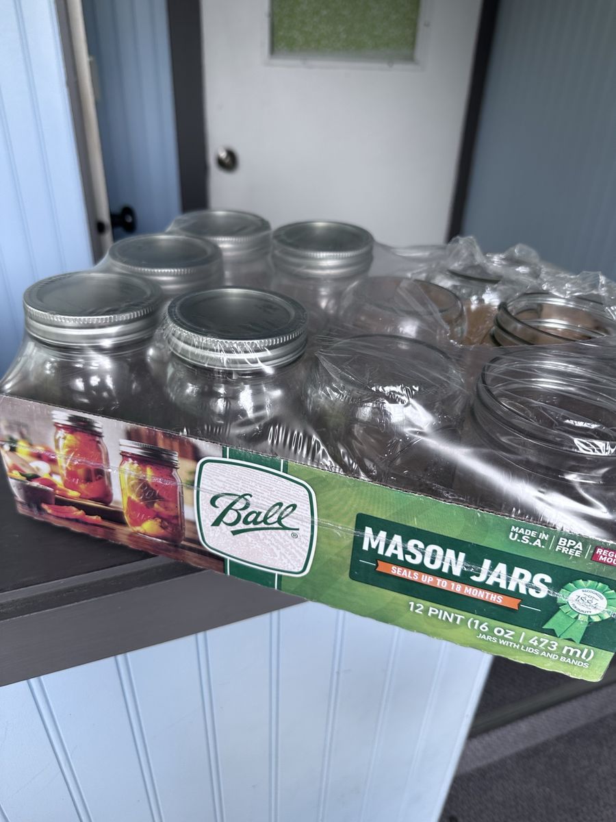 Ball Mason Jars - 7 regular and 4 wide mouth