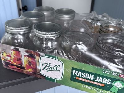 Ball Mason Jars - 7 regular and 4 wide mouth