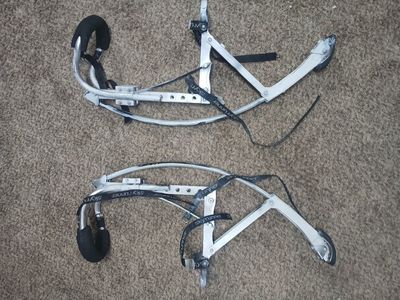 Skyrunner Jumping Stilts - Outdoor Sport Spring Shoes for Fitness & Fun - Silver