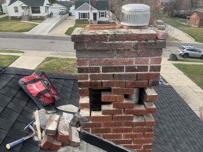 Brick chimney