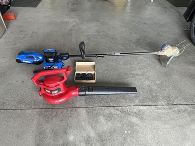KOBALT weed eater and TORO Blower