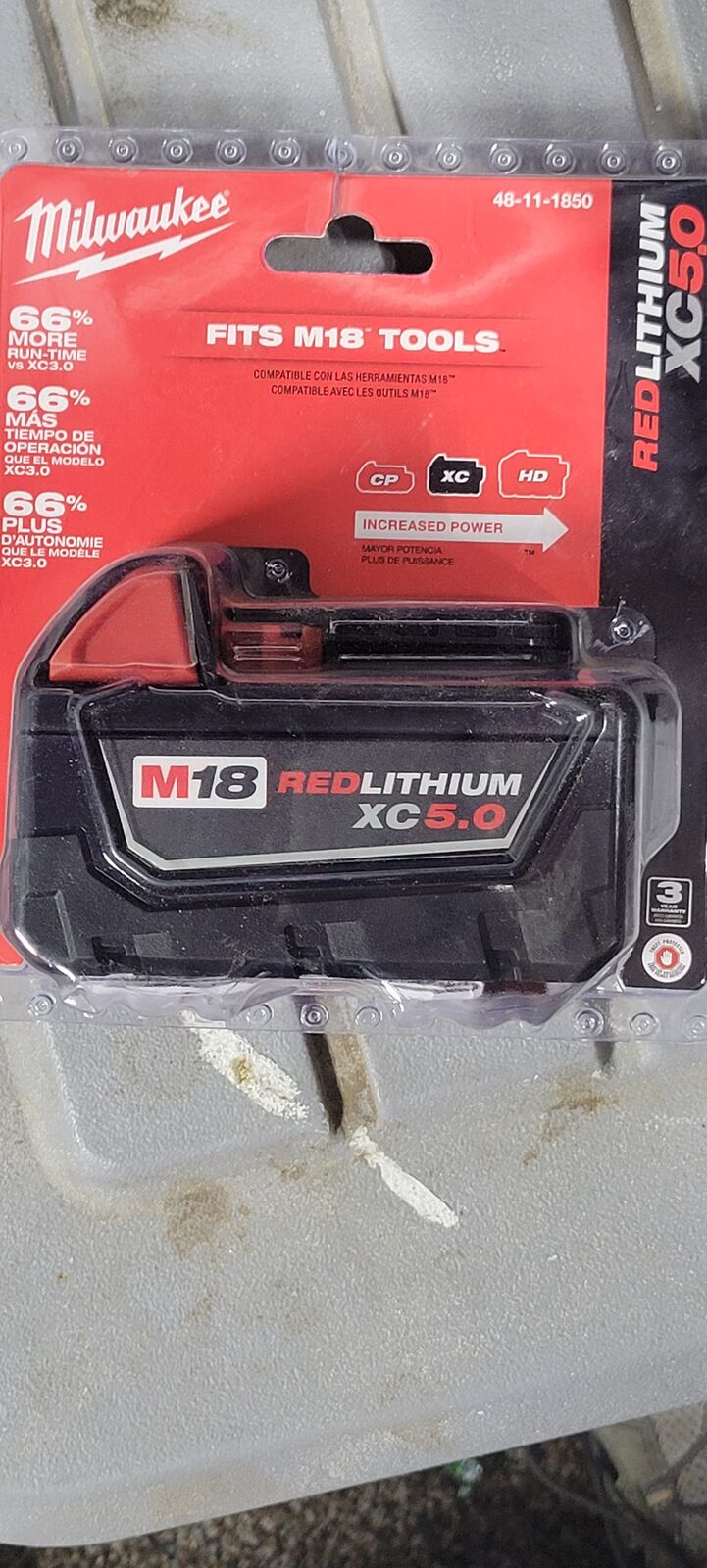 Milwaukee m18 xc 5.0
