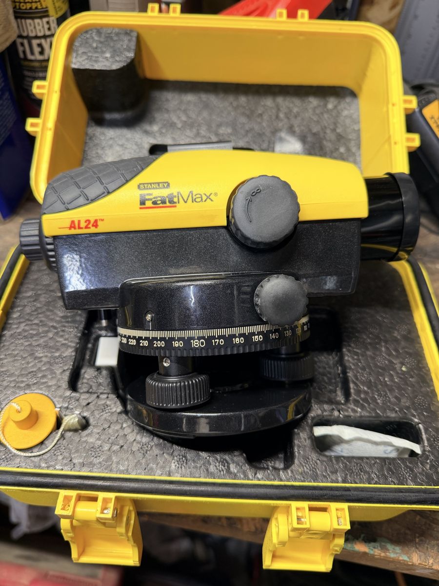 Stanley FatMax AL24 Automatic Level 24x Magnification Surveying Tool Yellow