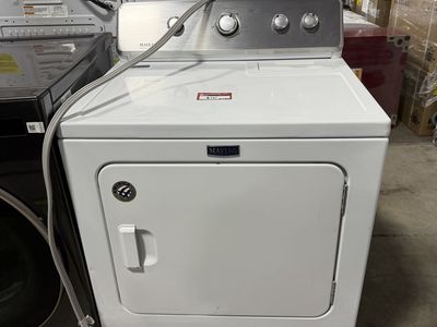 Maytag White Electric Top Load Dryer - Reliable Clothes Drying Solution